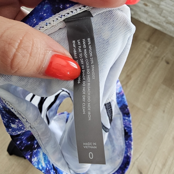 Torrid High-Rise Lattice-Side Swim Bottom - Picture 5 of 6